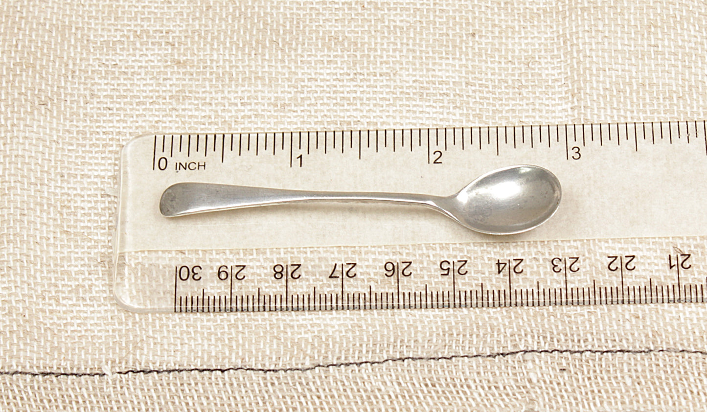 Antique Edwardian Silver Salt Spoon