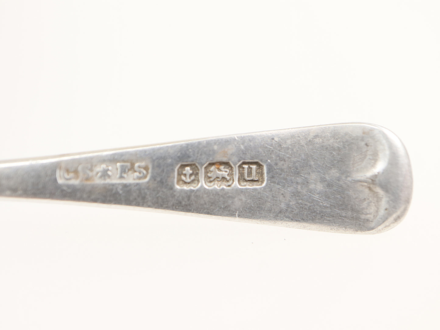 Antique Edwardian Silver Salt Spoon