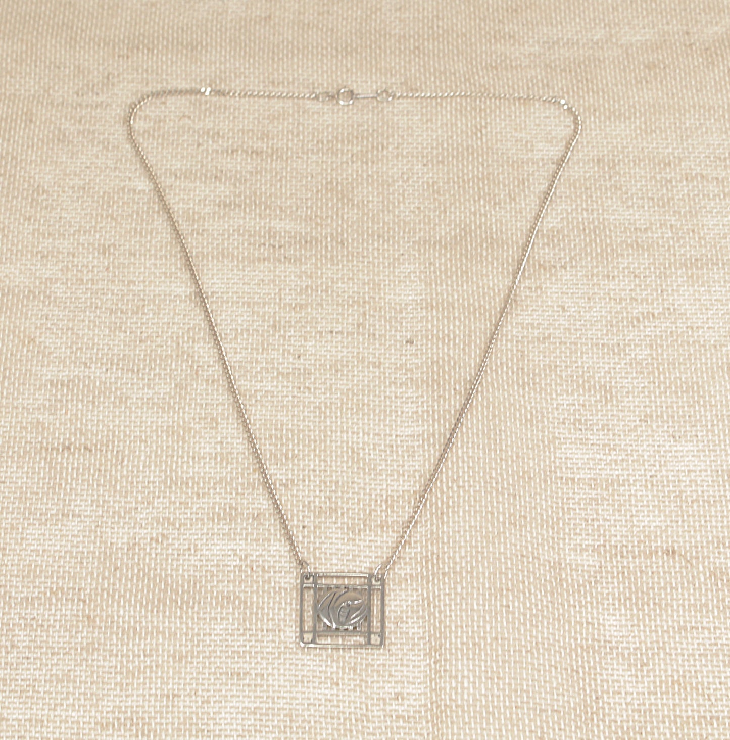 Silver Rennie Mackintosh style Necklet
