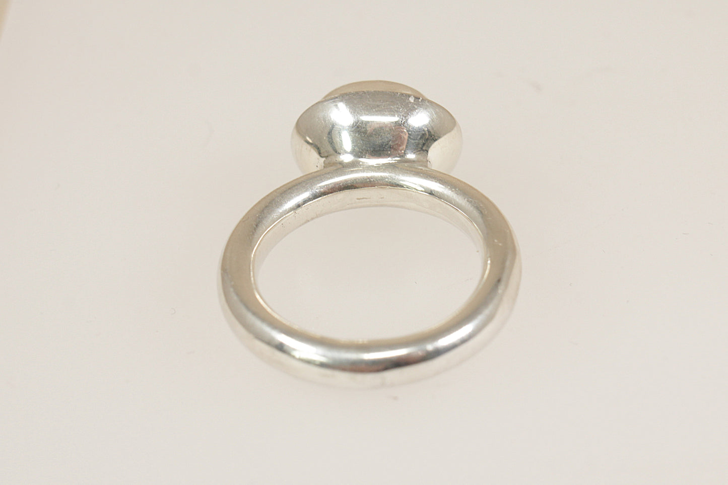 Silver Amethyst Statement Ring