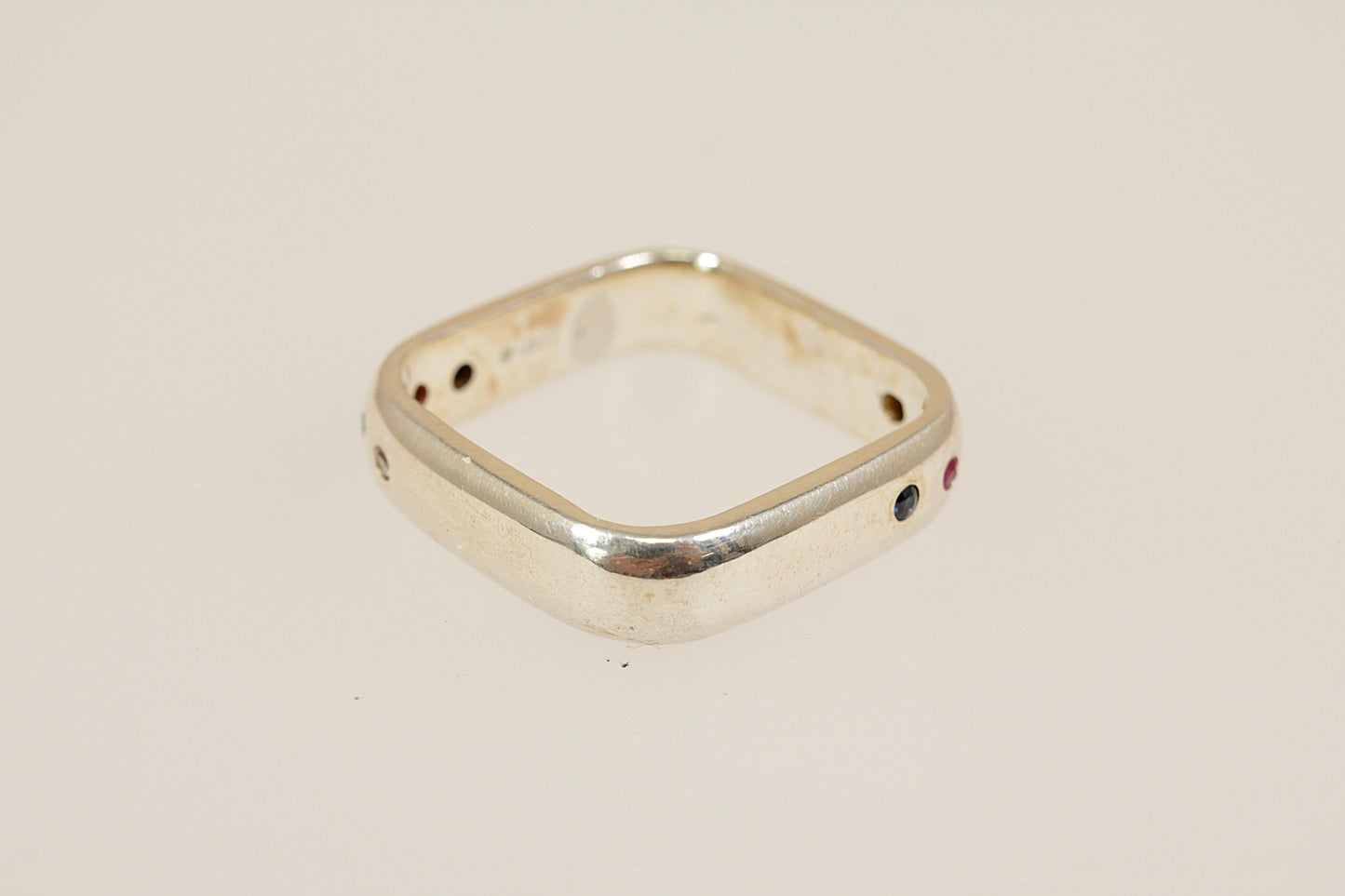 Sterling Silver Multi Gemstone Ring