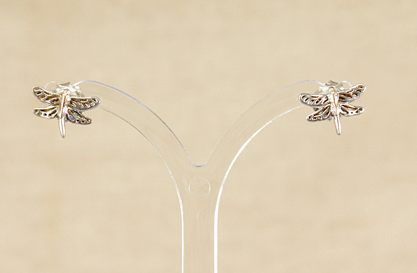Silver and Gold ‘Clogau’ Stud Earrings.