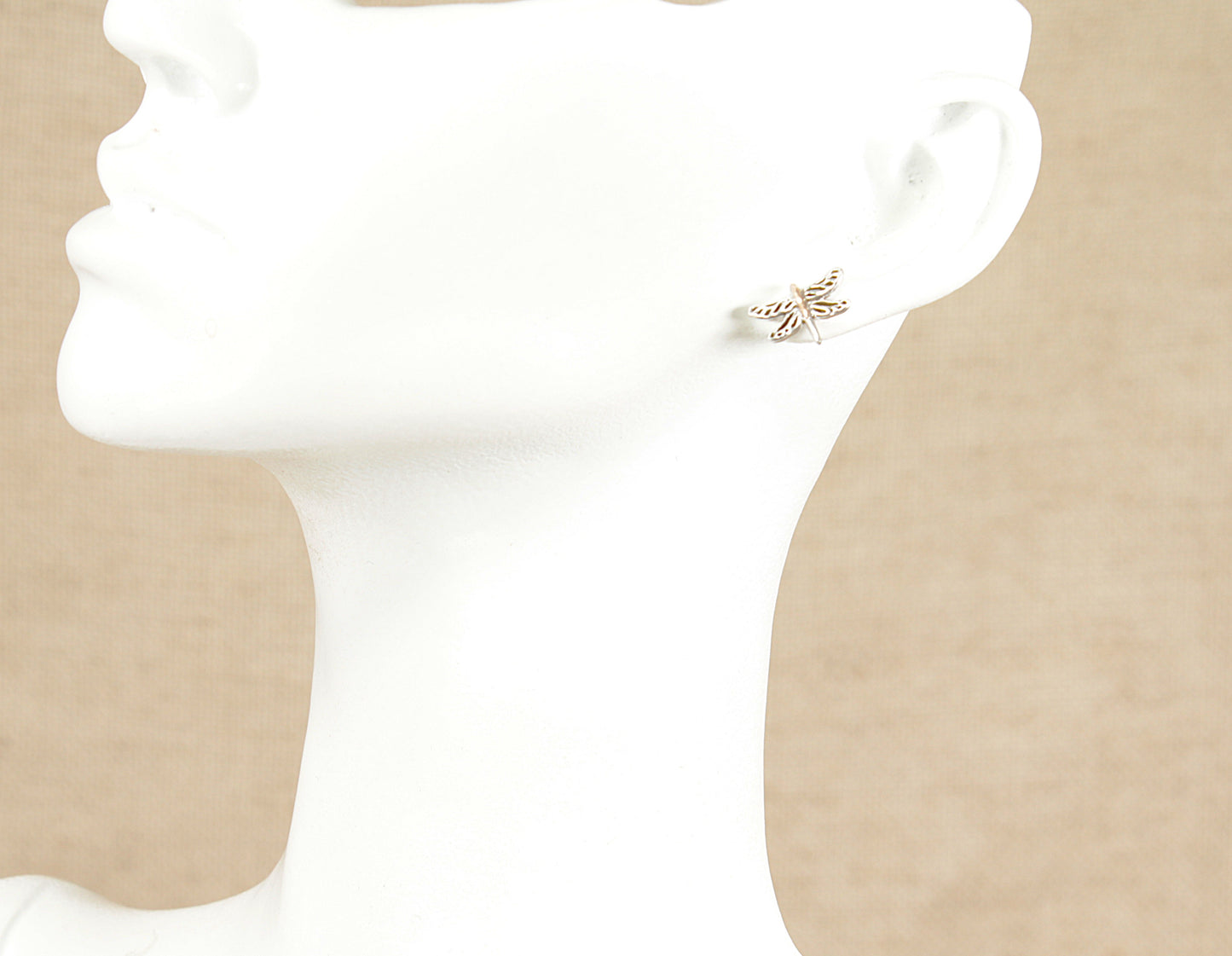 Silver and Gold ‘Clogau’ Stud Earrings.