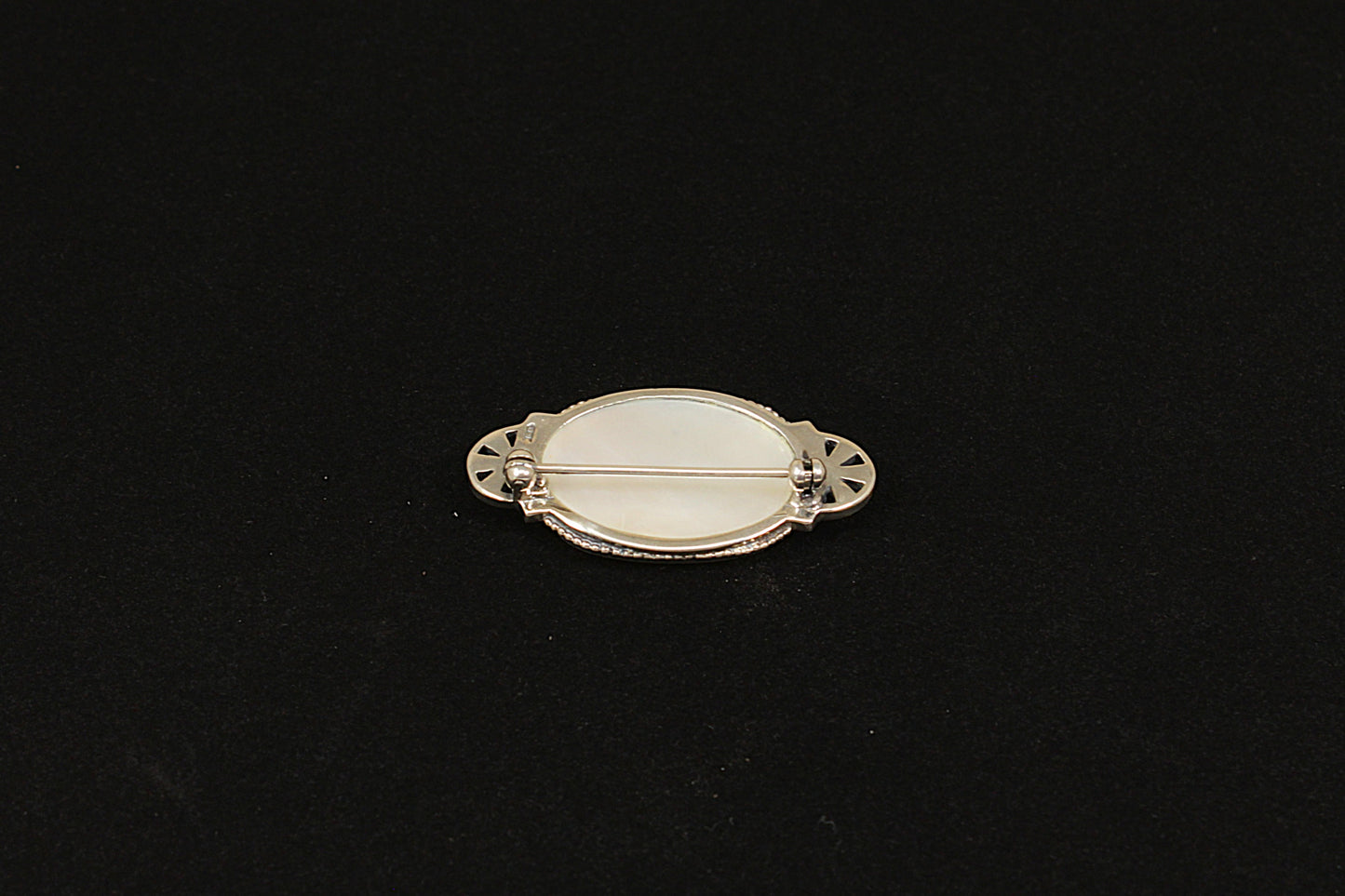 Silver Marcasite Brooch