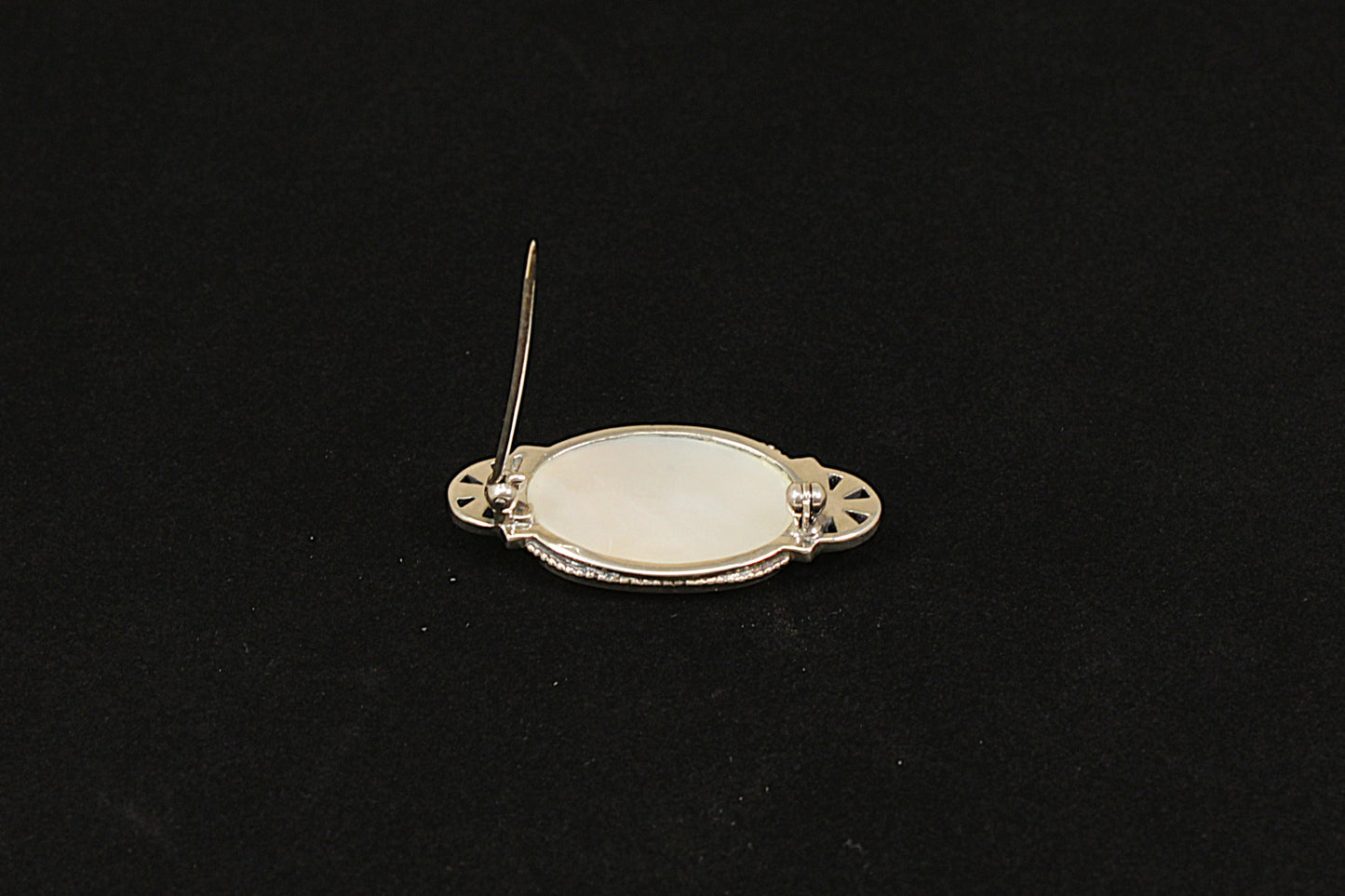 Silver Marcasite Brooch