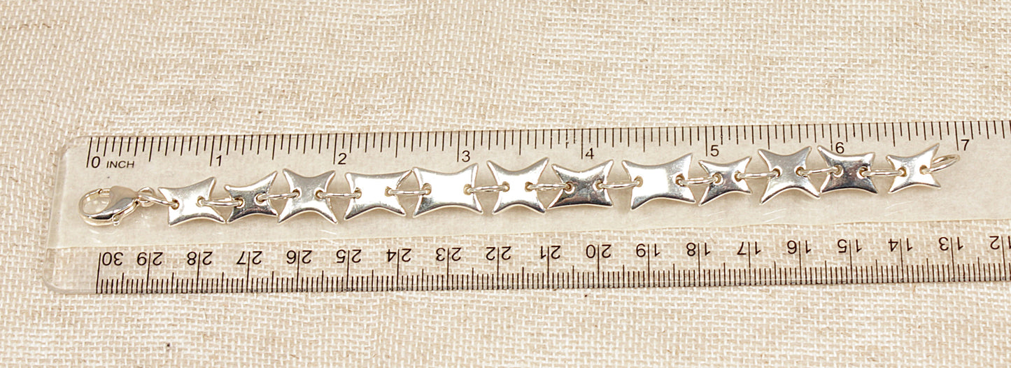 Bespoke Sterling Silver Bracelet by John R. Fox