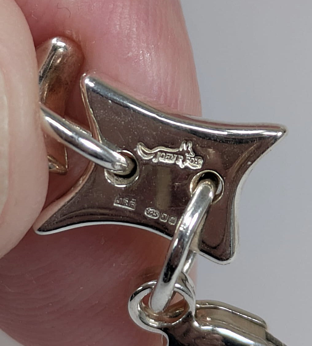 Bespoke Sterling Silver Bracelet by John R. Fox
