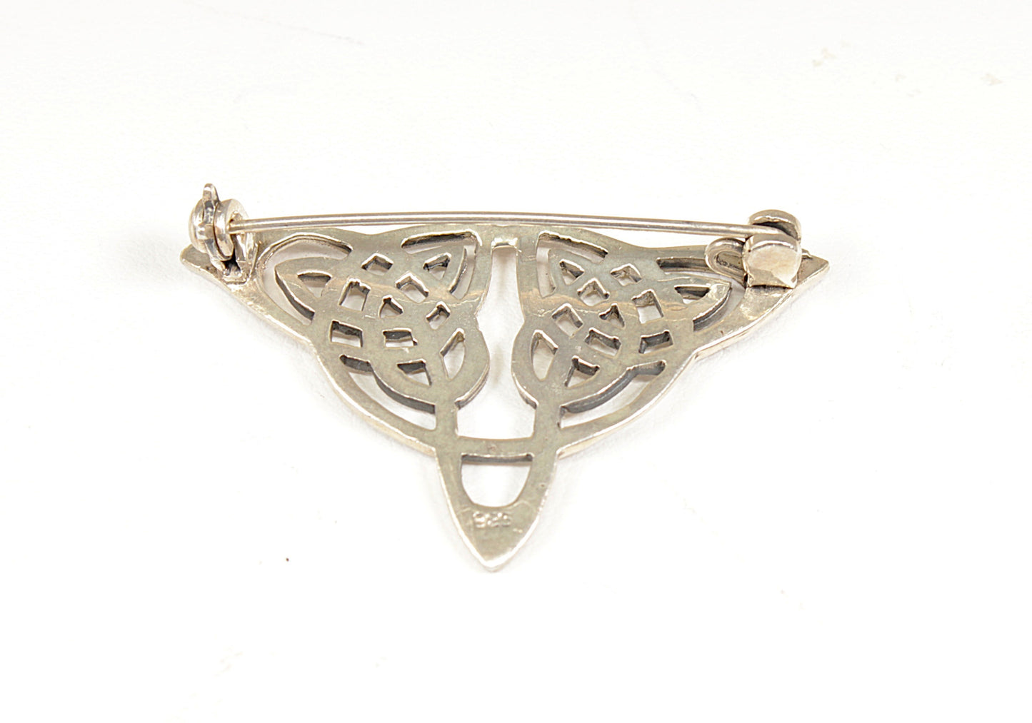 Silver Celtic Knot Brooch