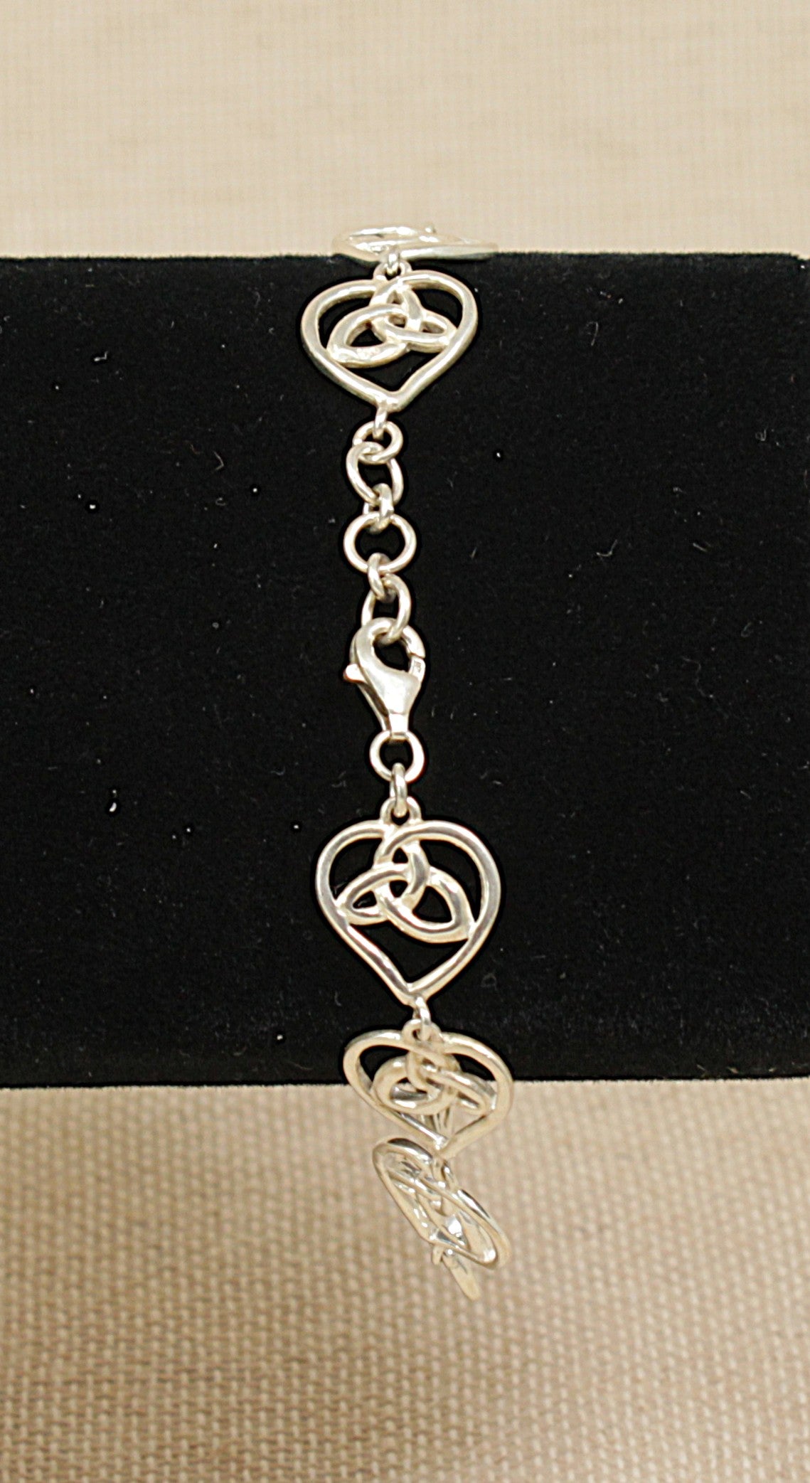 Sterling Silver Kit Heath Celtic Knot Heart Bracelet