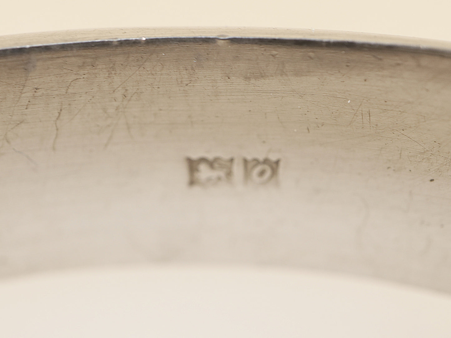 Vintage Silver Hinged Bangle