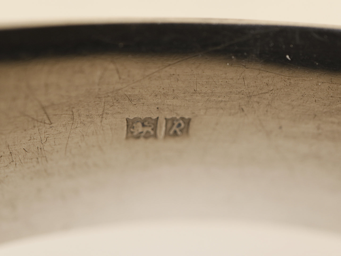 Vintage Silver Hinged Bangle