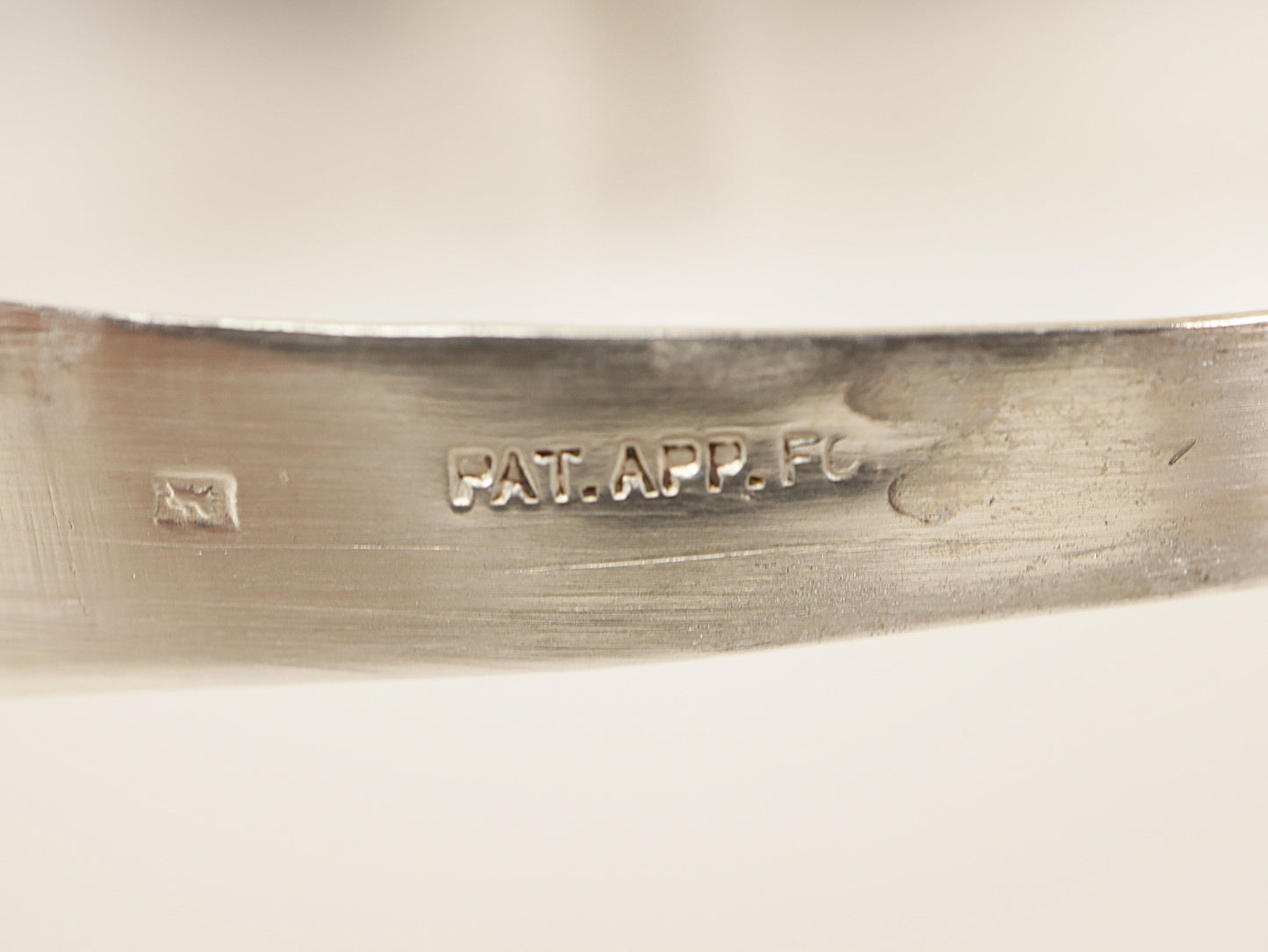 Vintage Silver Hinged Bangle