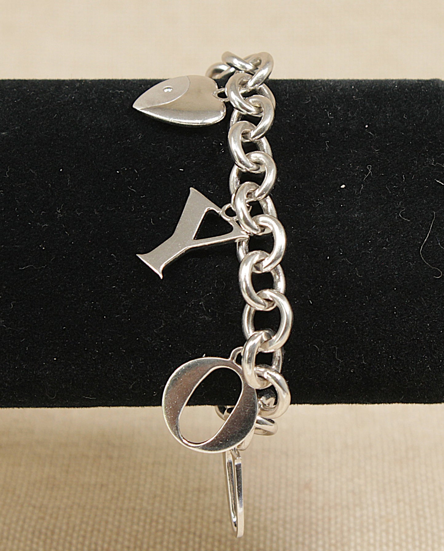 Silver ‘I Love You’ Charm Bracelet