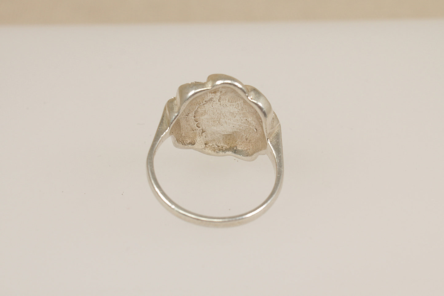 Vintage Art Deco Silver Marcasite Flower Ring