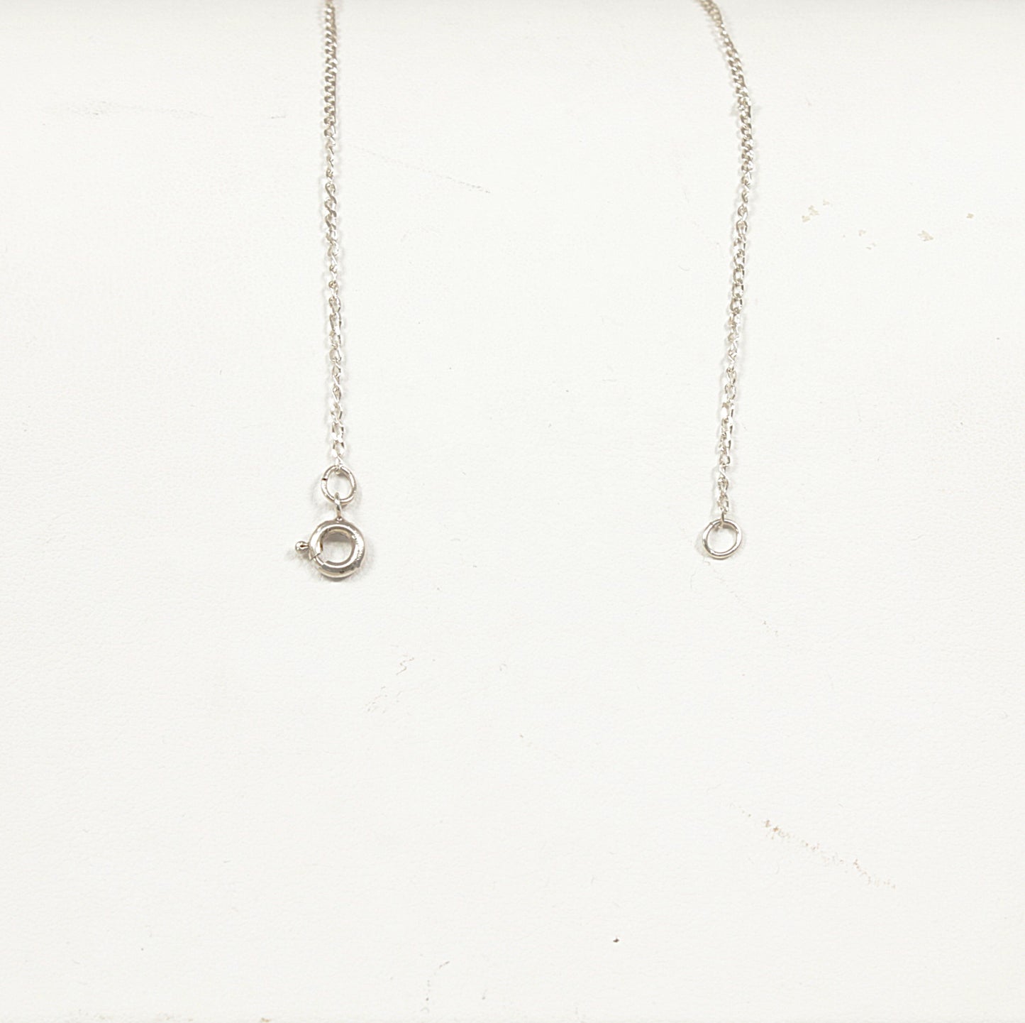 Antique Art Nouveau Large Hematite Pendant and Chain Necklace