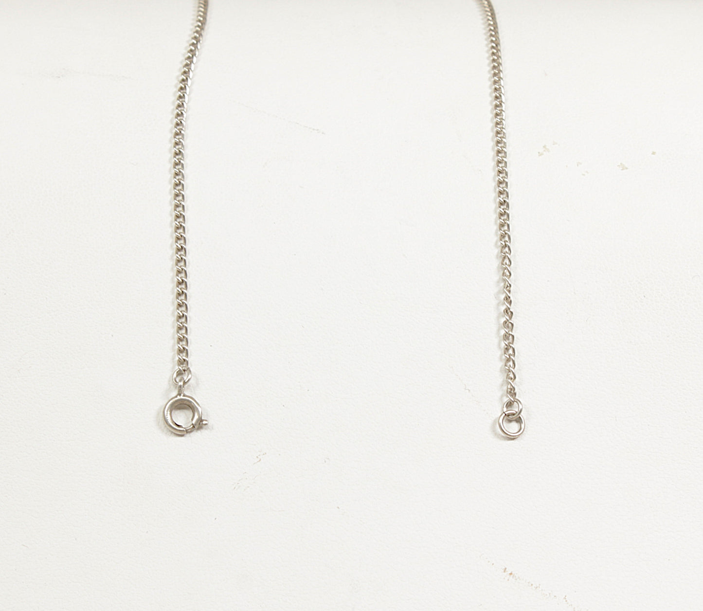 Silver Amethyst and Peridot Pendant and Chain Necklace