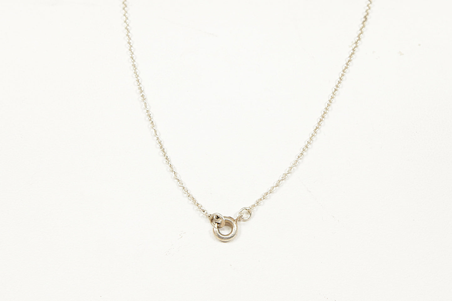 Silver Garnet Heart Pendant and Chain Necklace