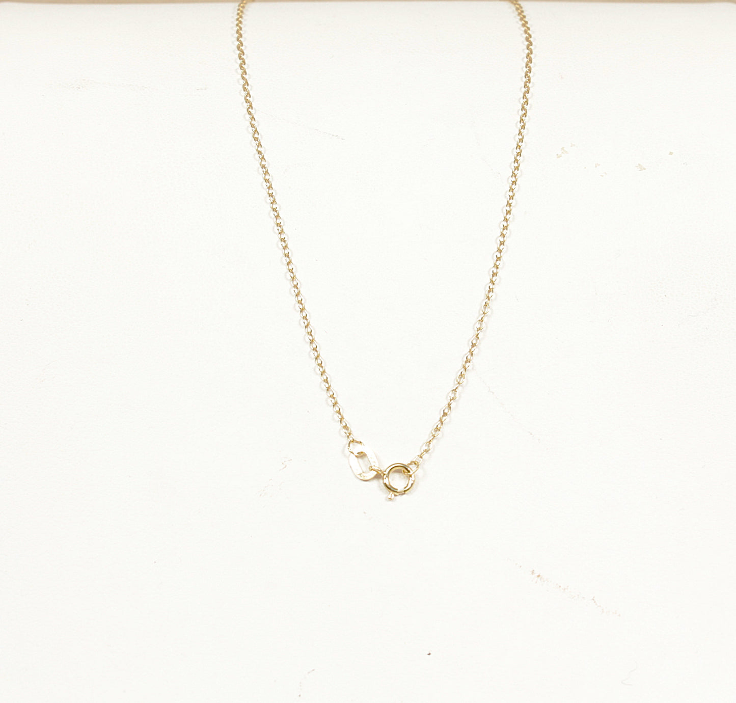 9ct Gold Amethyst & Diamond Pendant & Chain Necklace