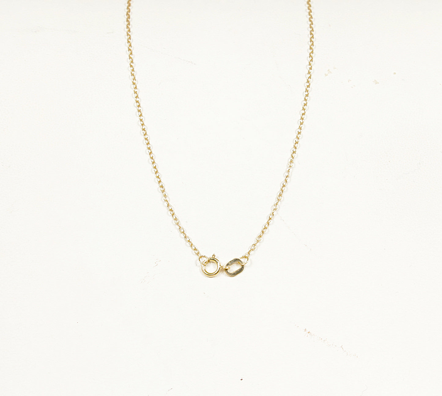 9ct Gold Pink Tourmaline & Diamond Pendant & Chain Necklace