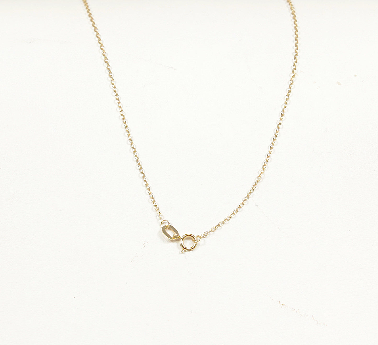 10ct Gold Amethyst Solitaire Pendant & Chain Necklace