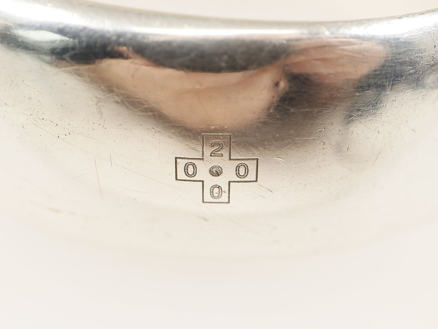 Vintage Silver Hinged Cuff Bangle