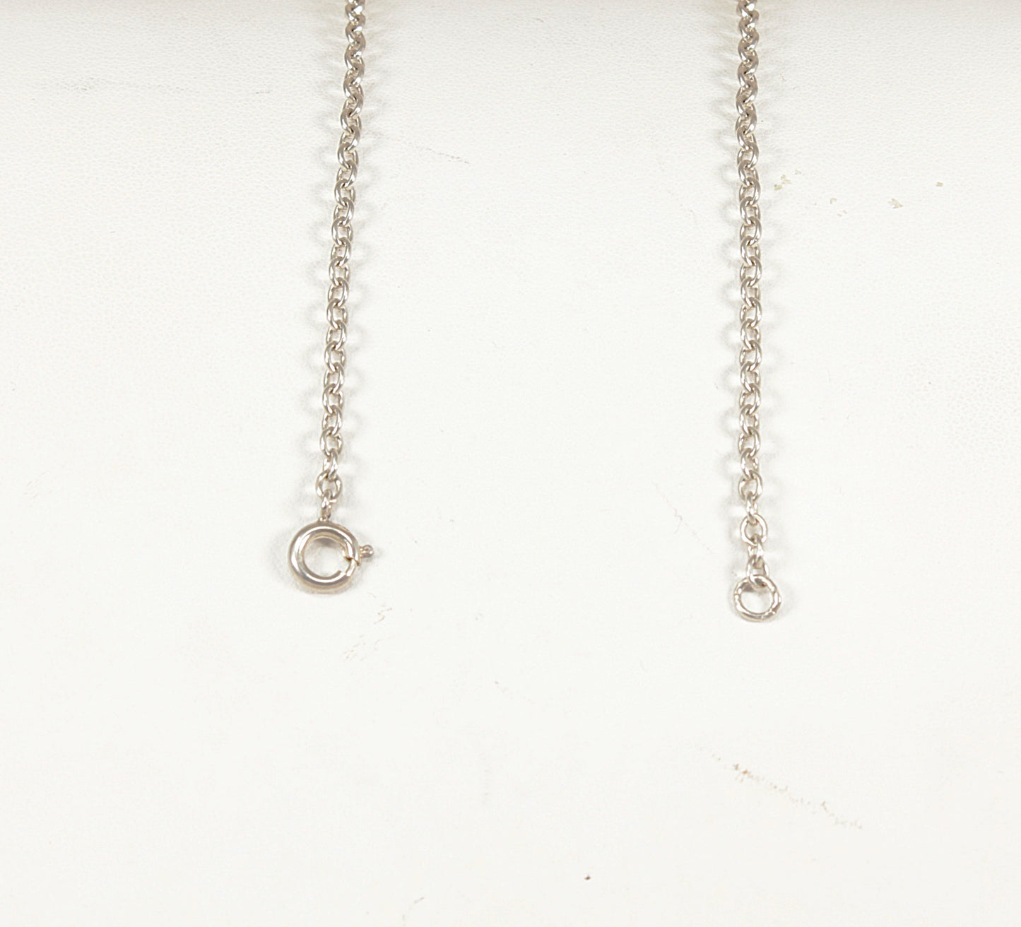 Art Deco Silver Rock Crystal Pendant Necklace