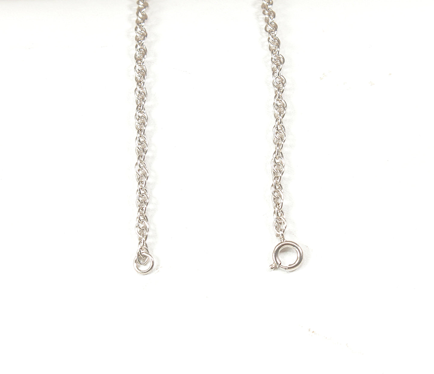 Silver Moonstone Cross Pendant Necklace