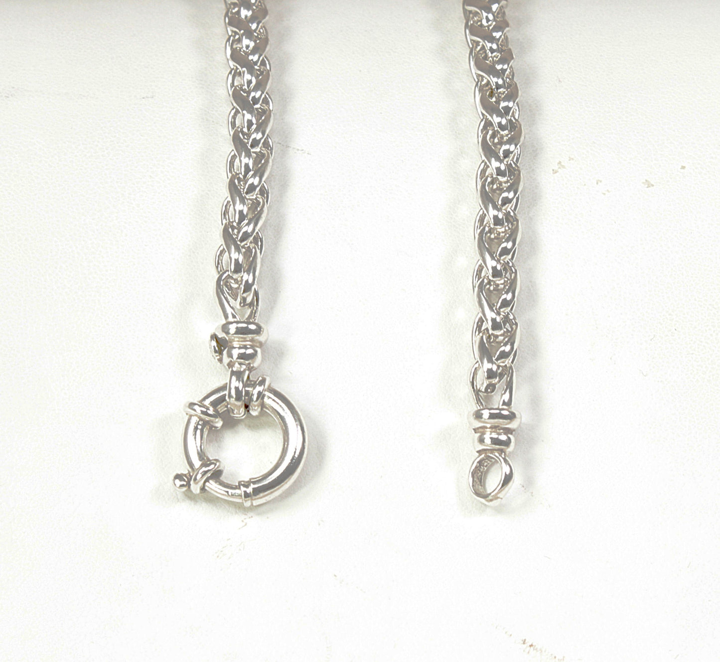 Stylish Sterling Silver Rope Necklace Chain