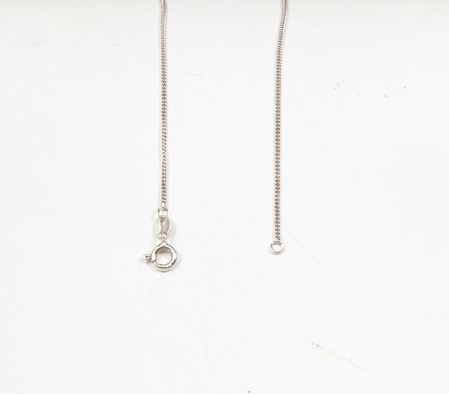 Silver Cross Pendant & Chain Necklace