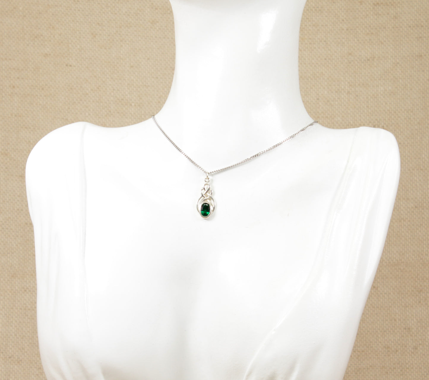 Silver Celtic Pendant and Chain Necklaces