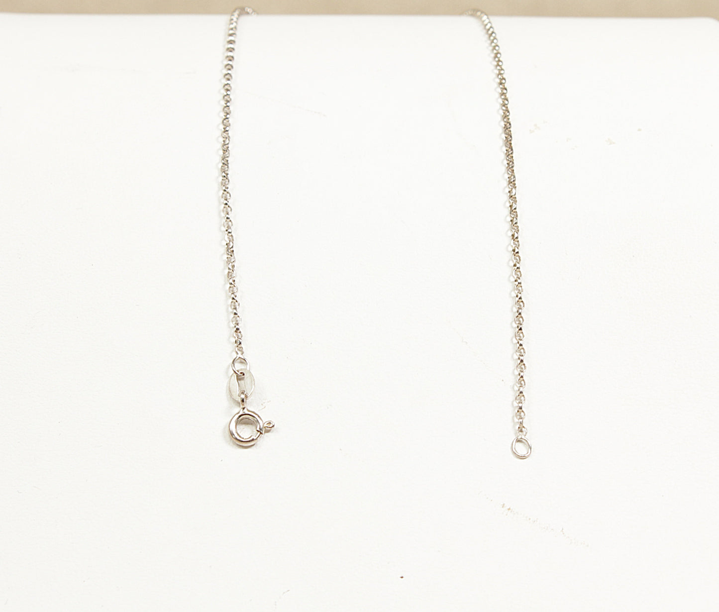 Silver Cubic Ziconia Pendant and Chain Necklace