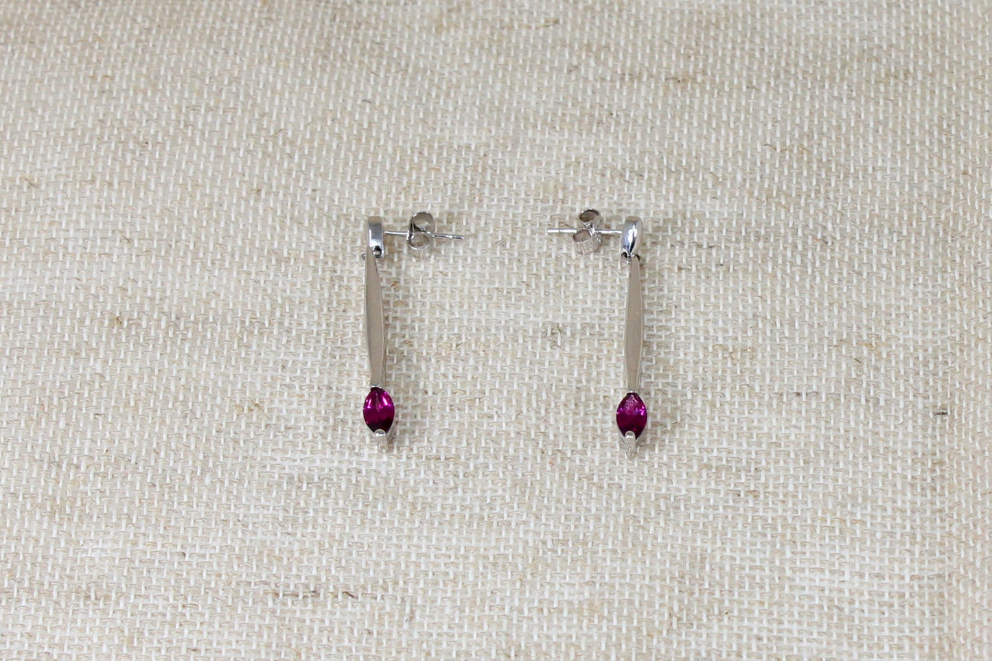 Silver Drop Earrings