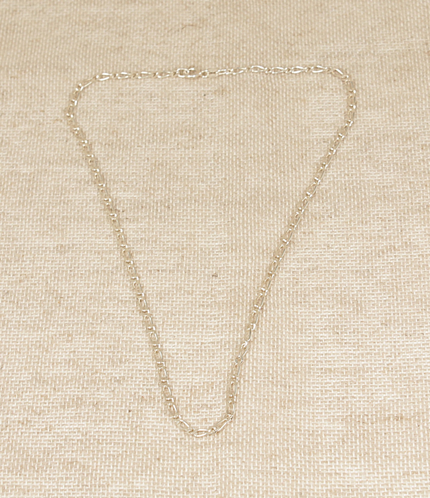 Silver Figaro Link Necklace Chain