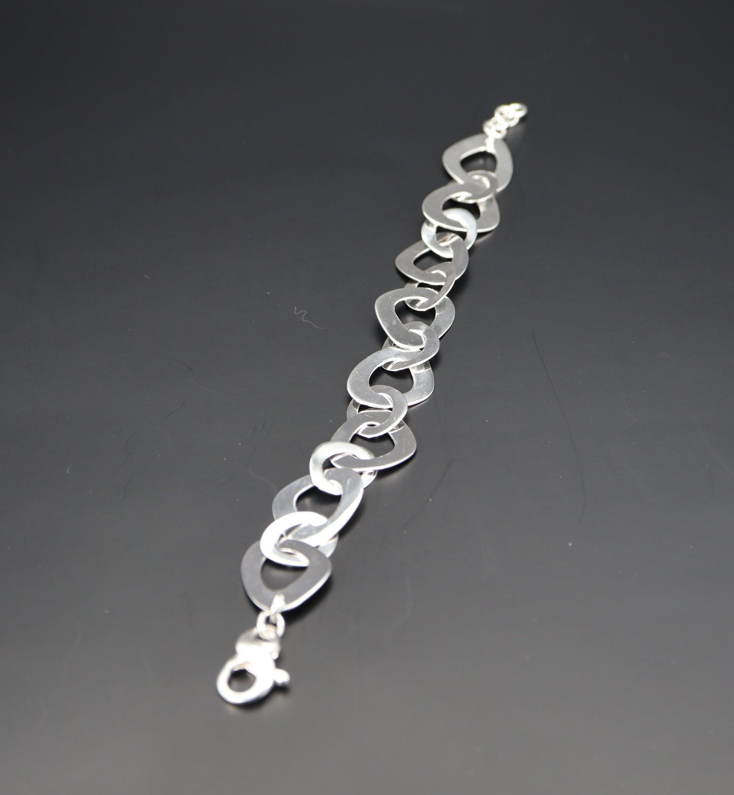 Silver Designer Link Bracelet