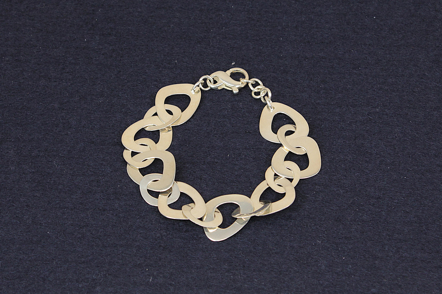 Silver Designer Link Bracelet