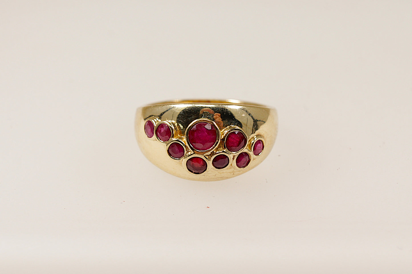 Vintage 9ct Gold Ruby Ring