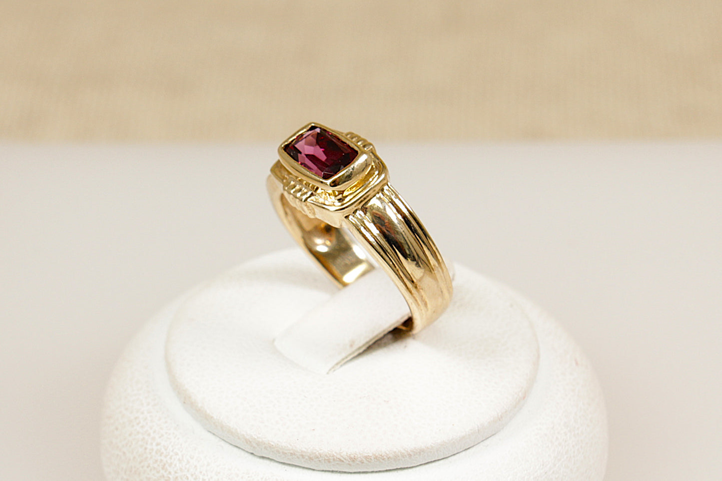 Rhodolite Garnet Gold Rings