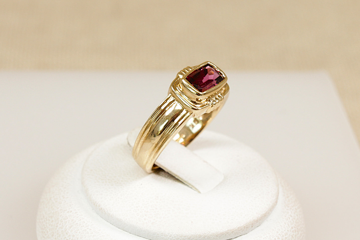 Rhodolite Garnet Gold Rings