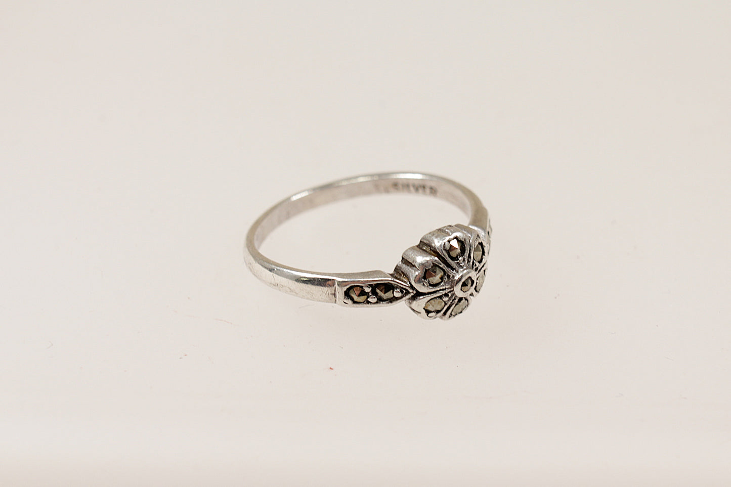 Vintage Silver Marcasite Ring
