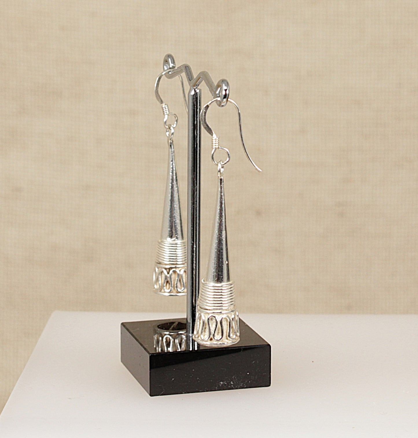 Silver Drop Earrings