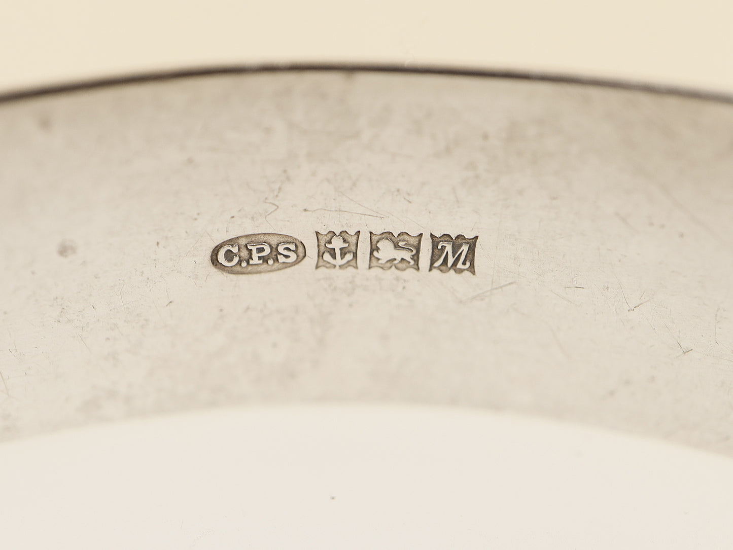 Vintage Silver Hinged Bangle Bracelet