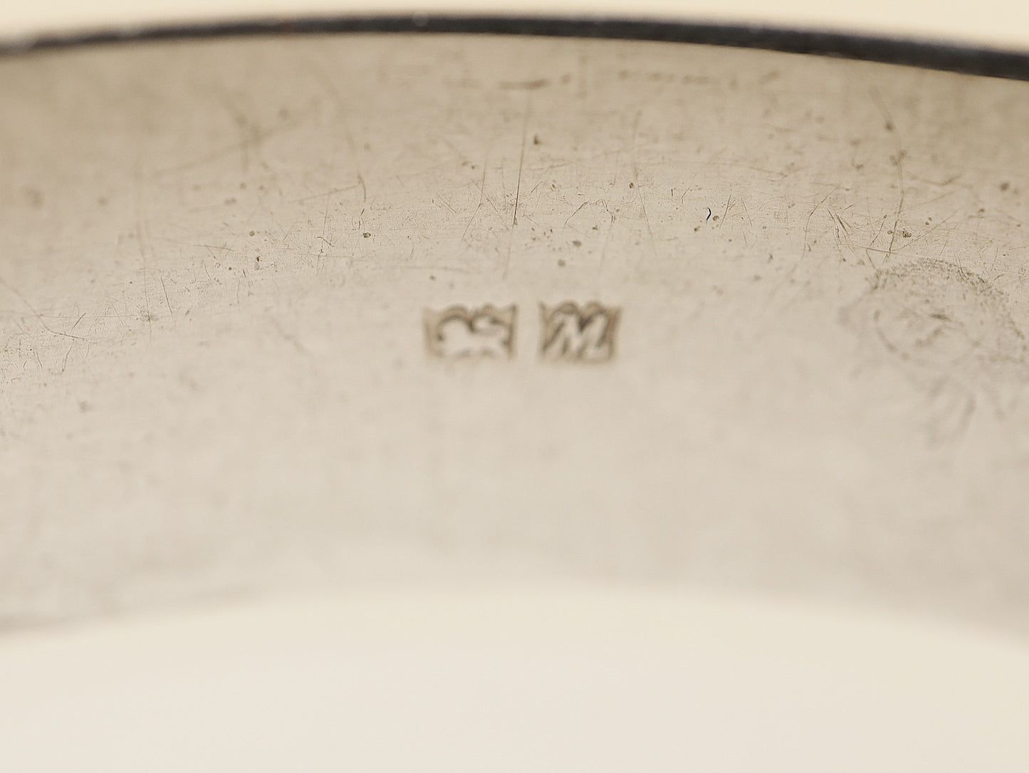 Vintage Silver Hinged Bangle Bracelet