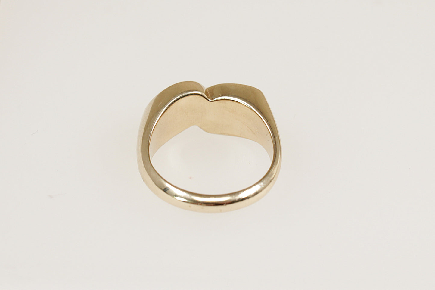 9ct Gold Whitby Jet Duo Ring