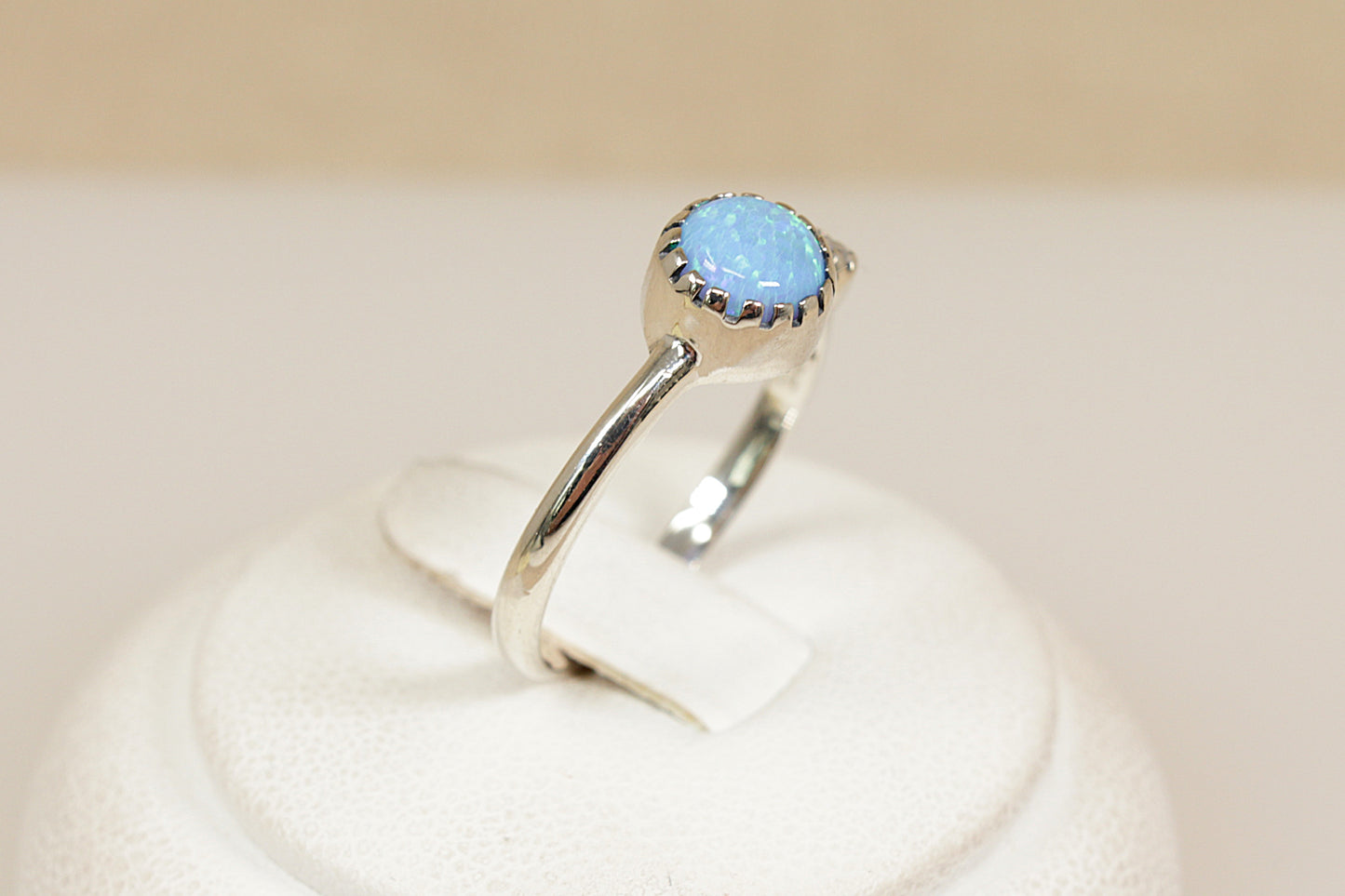 Silver Opal Ring