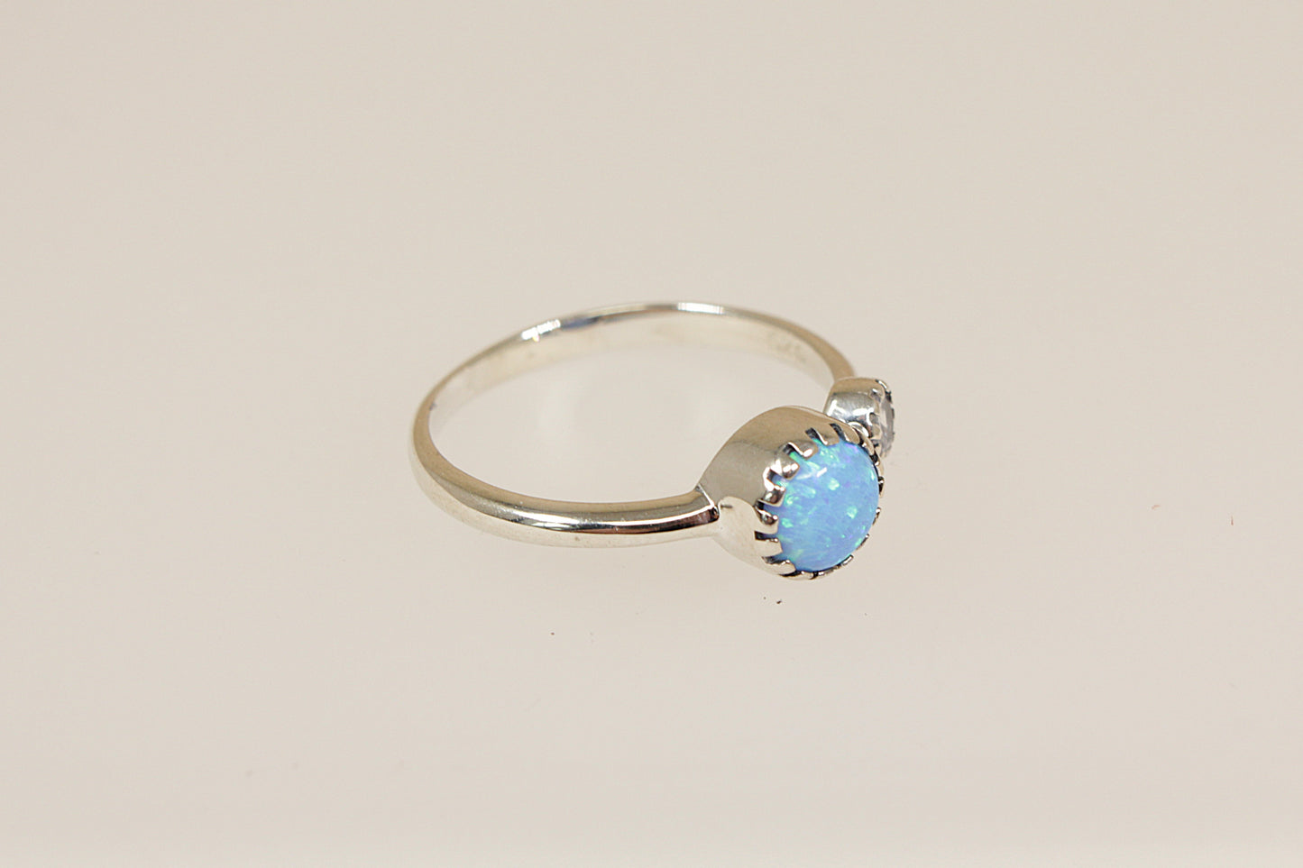 Silver Opal Ring