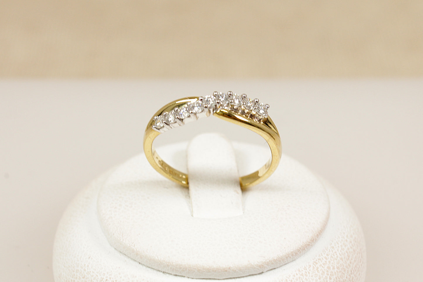 18ct Gold Diamond Half Eternity Ring