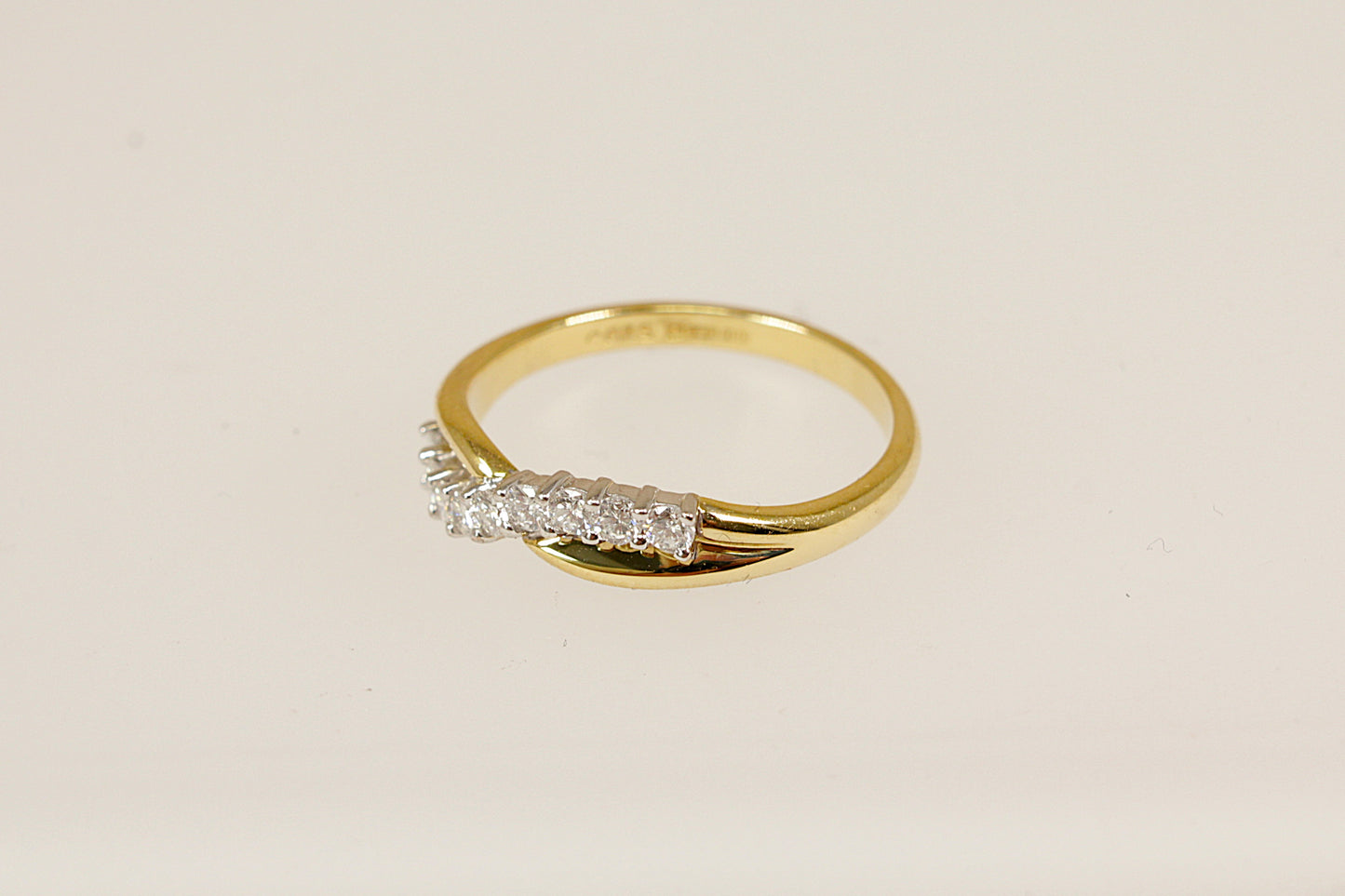 18ct Gold Diamond Half Eternity Ring