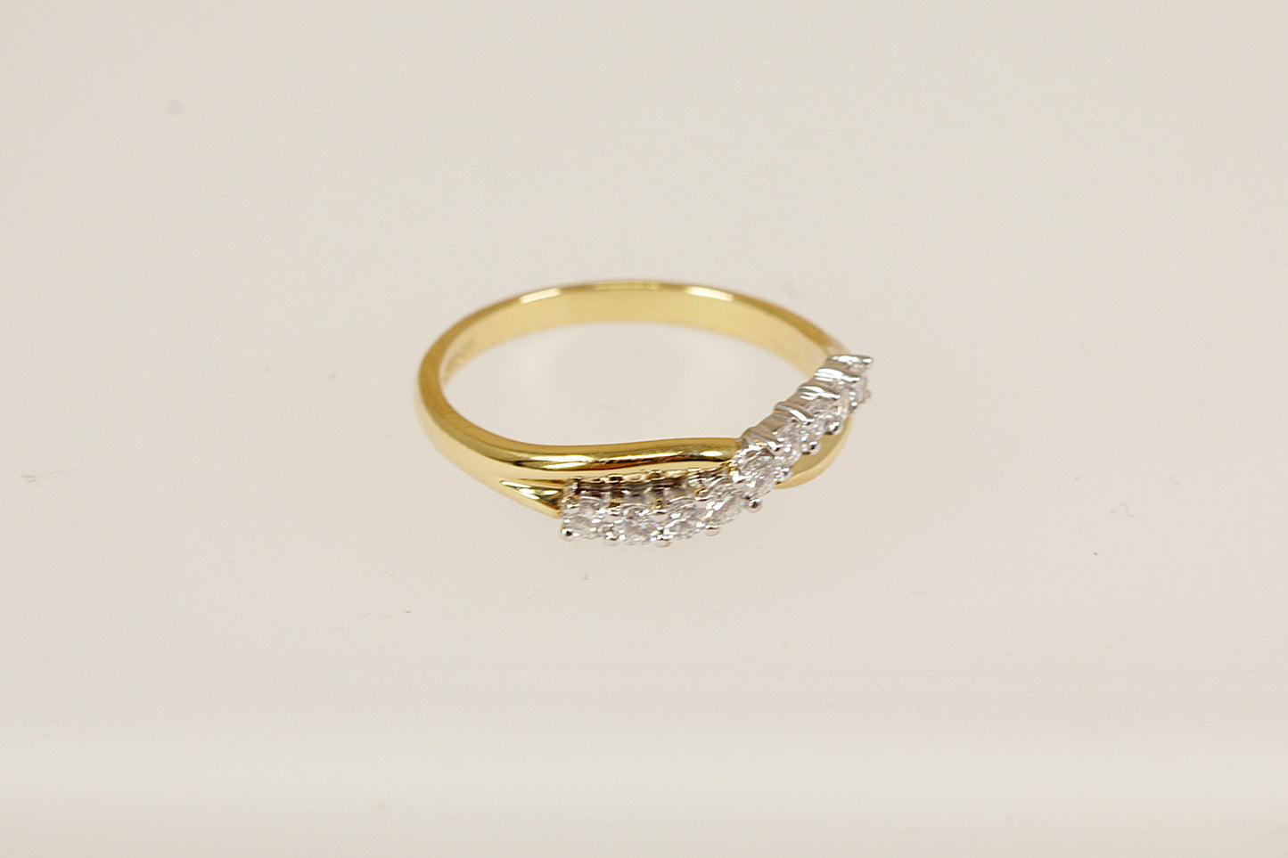 18ct Gold Diamond Half Eternity Ring