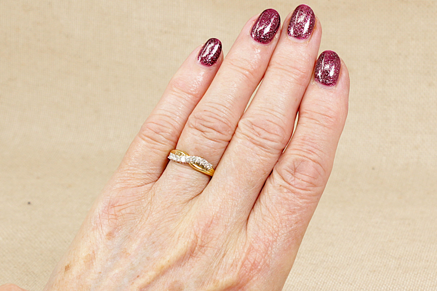 18ct Gold Diamond Half Eternity Ring