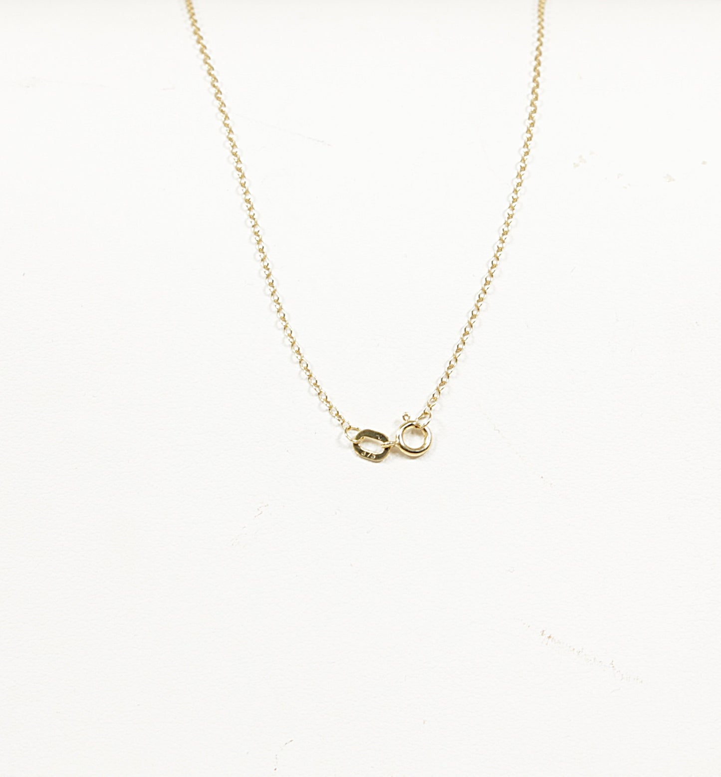 9ct Gold Almandine Garnet, Blue Iolite, Amethyst Pendant and Chain Necklace